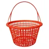 Wholesale of plastic fruit picking baskets, disposable round grape and strawberry picking baskets without LIDS, large-capacity hand-held baskets Item Picture